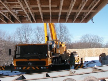 setting modular home section