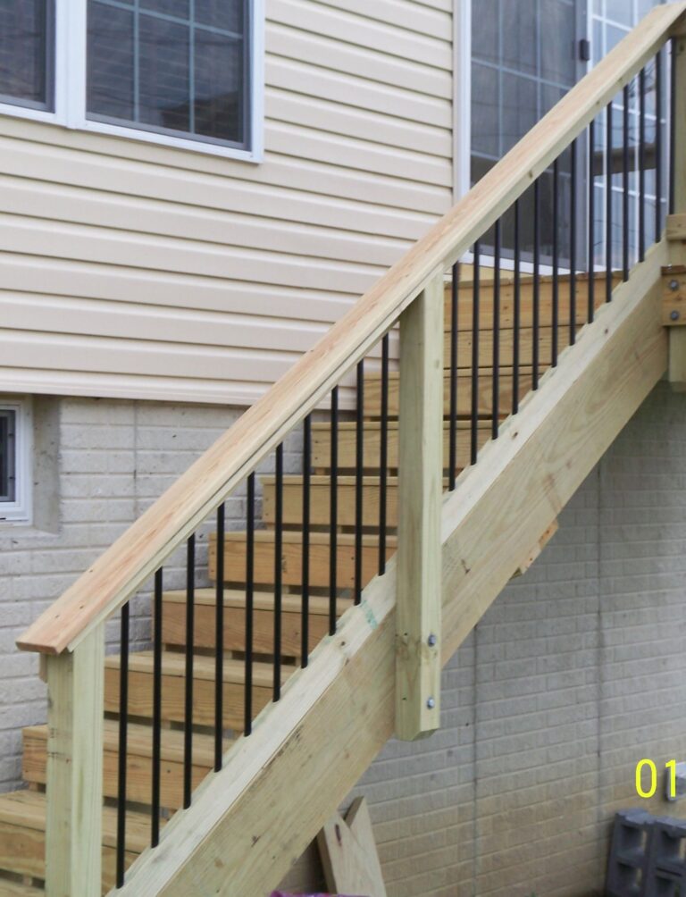 All wood stairs built right