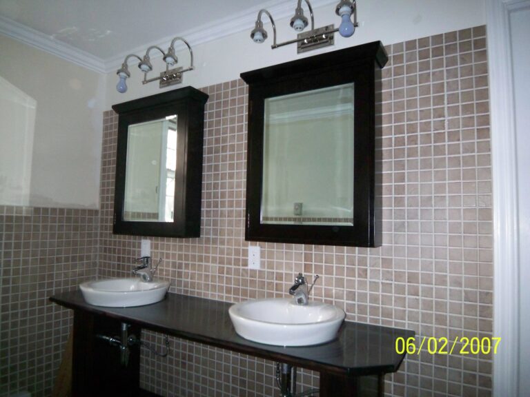 dueling bathroom sinks
